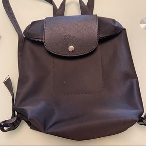 Longchamp backpack black colour